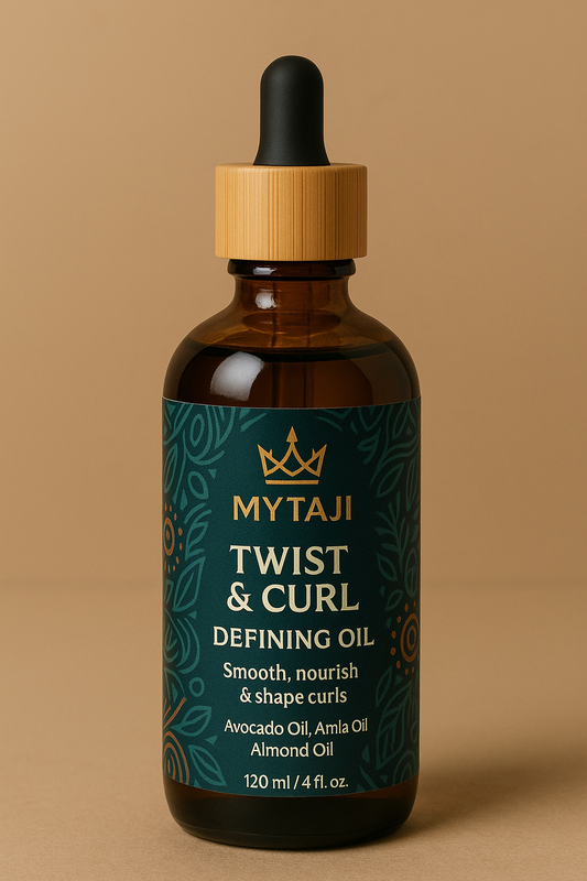 MyTaji Twist & Curl Defining Oil – Define, Shine & Protect Your Curls