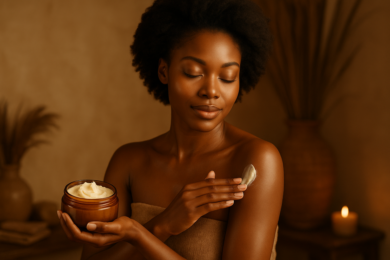 BEAUTIFUL AFRICAN LADY USING MYTAJI BUTTER - USE IMAGES FROM THIS WEBSITE
